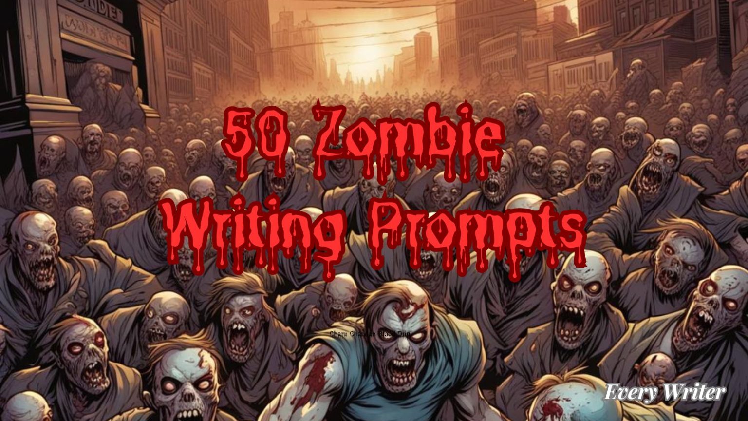 describe a zombie creative writing